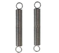 F-MINGNIAN-SPRING 2pc Fil 1,5 mm Diamètre extérieur 10 mm Crochet Double Longue Extension Accessoires de matériel de Ressort de Traction 304 Longueur Inoxydable 60mm-150mm (Taille : 1.5x10x150mm)