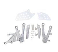 F Pour CBR1000RR 2004 2005 2006 2007 Accessoires De Remplacement Modifiés Pour Motos Repose Pieds Avant Ensemble De Supports Pièces De Rechange Pour Motos(Silver)