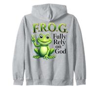 F.R.O.G. Fiez-Vous entièrement à Dieu Christian Frog Sweat à Capuche
