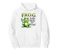 F.R.O.G. Fiez-Vous entièrement à Dieu Christian Frog Sweat à Capuche