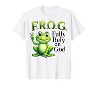F.R.O.G. Fiez-Vous entièrement à Dieu Christian Frog T-Shirt