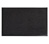 F & S Mars Paillasson d'entrée de Haute qualité Robuste et Lavable pour l'usage intérieur et extérieur 60 x 80 cm, Couleur Anthracite. Fabriqué en Europe