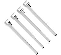 F-Shape Desk Legs Adjustable Table Clamp Legs for DIY Furniture Dining Desk Legs Telescopic Bar Desk Leg,Coffee Table Console Design Floor Protectors