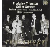 F.Thurston - brahms : quintette avec clarinette en si mineur op.115 - sonate pour clarinette en mi bémol majeur -