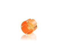 F-Tronic Prise pour Mur Creux, 61 mm de Profondeur, Orange, Rue, lot de 25 pièces