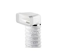 F-Urx 150 Déflecteur 90° Avec Tuyau Flexible, Élément, Blanc, L 500 MM