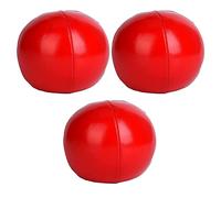 F&Y 3pcs PU Juggling Ball Set - Boules de Bruit Soft pour Les débutants et Les Professionnels de la Formation et des Performances (Rouge)