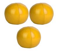 F&Y 3pcs PU Juggling Ball Set - Boules de Bruit Soft pour Les débutants et Les Professionnels de la Formation et des Performances (Jaune)