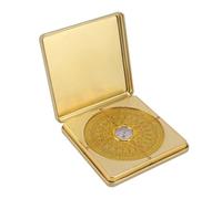 F&Y Feng Shui Luo Pan Iron précis avec Couvercle Rabattable Boussole Feng Shui pour l'apprentissage du Feng Shui résidentiel (L)