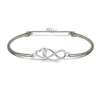 F.ZENI bracelet femme en argent sterling 925 bracelet infini étincelle zircone cubique amour pour toujours bracelets pour femmes filles bijoux cadeau avec boîte-cadeau