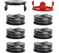 F016800351 Bobine de fil pour coupe-bordure Bosch Advancedgrasscut36 ART 24 ART 24+ ART 27 ART 27+ ART 30 ART 30+ ART 30-36 LI Longueur 6 m Diamètre du filetage 1,6 mm 6 bobines + 2 capuchons