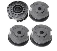 F016800569 Lot de 4 bobines de rechange pour coupe-bordure, fil de débroussailleuse Φ1,65 mm, compatible avec Bosch EasyGrassCut 23, 26,18, 18-230 Art 23/26 SL