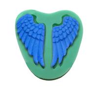 (F0243CB)European Style Little Angel Wing Shape Silicone Material Fondant Cake Chocolate Decorations Crystal Epoxy Jewelry Moulds