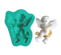 (F0821TS)European Style Little Angel Wing Shape Silicone Material Fondant Cake Chocolate Decorations Crystal Epoxy Jewelry Moulds