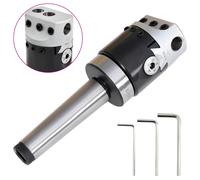 F1-12 Tête d'alésage 50 mm et tige de perçage MT2-M10 de fraisage à tour vidaXL