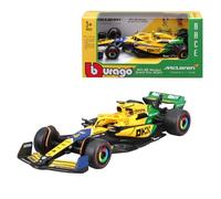 F1 McLAREN MCL38 2024 Monaco GP Livrea Senna 30th anniversaire - Formule 1 - LANDO NORRIS 4 - Échelle 1:43 12cm - Bburago 18-38214-N