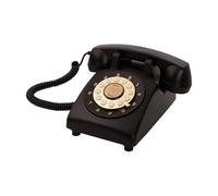 F10 Téléphone répondeur pour messages invités mariage Noir | Messages d'invités de mariage avec son clair pour un son longue durée en plusieurs couleurs et usage domestique
