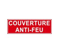 F106 - Couverture anti-feu - Panneau et Signalisation Incendie - Dimensions au choix - Norme ISO 7010