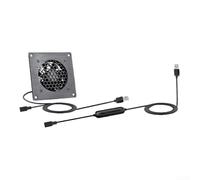 F10S0122505EC Ventilateur USB 5 V avec contrôle de la température et plusieurs vitesses pour ordinateur portable/TV Box/armoire AV/PS4/routeur