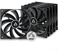 F12 Pwm Pst (5 Pièces) - Ventilateur Pc,120 Mm,Haute Performance,Ventilateur Boitier,Refroidisseur Silencieux Pour Uc,Fonction De Partage Pst,230-1350 Rpm - Noir