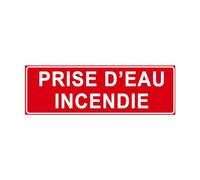 F120 - Prise d'eau incendie - Panneau et Signalisation Incendie - Dimensions au choix - Norme ISO 7010