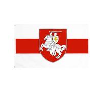 F12a 90x150 Cm Drapeau Pagonya De Chevalier Blanc De Biélorussie, 90x150cm Drapeau Haute Qualité ""Nipseyteko