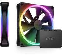 F140 Rgb Duo-Rf-D14Df-B1-2 Ventilateurs Rgb Double Led De 140 Mm-20 Led Configurables Individuellement-Airflow Et Pression Statique Équilibrées-Pack Double¿Noir