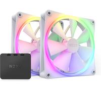 F140 Ventilateur Rgb-Rf-R14Df-W1-Personnalisation Avancée De L'Éclairage-Refroidissement Silencieux-Pack Double (Contrôleur Inclus)-Ventilateur 140 Mm-Blanc