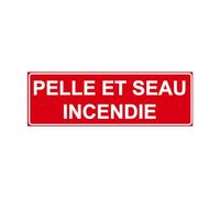 F146 - Pelle et seau incendie - Panneau et Signalisation Incendie - Dimensions au choix - Norme ISO 7010