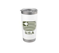 F15 Eagle US Fighter Airplane Jet Plane Aircraft Gobelet isotherme en acier inoxydable double paroi