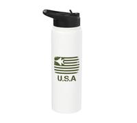 F15 Eagle US Fighter Airplane Jet Plane Aircraft Stainless Steel Insulated Water Bottle