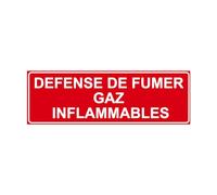 F152 - Défense de fumer gaz inflammables - Panneau et Signalisation Incendie - Dimensions au choix - Norme ISO 7010