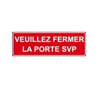 F168 - Veuillez fermer la porte svp - Panneau et Signalisation Incendie - Dimensions au choix - Norme ISO 7010