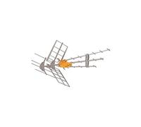 F1945881 Antenne extérieure DVB-T / T2 36.5 DB Vhf