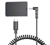 F1TP ACK-E12 Adaptateur d'alimentation USB-C DR-E12 DC Coupleur Chargeur Ensemble Adaptateur de batterie externe compatible avec les batteries LP-E12 EOS M, M2, M10, M50, M50 Mark II, M100, M200, Kiss