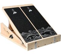 F2 Balance Board & Step Planche Réglable Bois Mobilité Planche Heimtraining