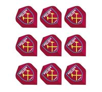 F2048 West Ham UTD Football Club Dart Flights - 3 Sets (9 flights in total) by Red Dragon Darts