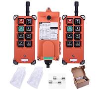 F21-E1B Kit de télécommande sans Fil pour Grue Industrielle 8 Boutons 12 V 24 V Machine de Levage électrique Tower Bridge Interrupteur Radio Récepteur (2 émetteurs + DC 12 V récepteur)