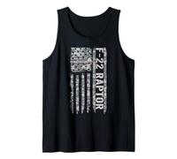 F22 Raptor Drapeau américain Camouflage Militaire F22 Raptor Débardeur