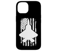 F22 raptor US Flag Fighter Airplane Jet Plane Aircraft Coque pour iPhone 14