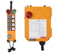 F24-8S 8 Touches Télécommande De Grue Radio Sans Fil Industrielle À Vitesse Unique(2T1R,36V)