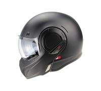 F242 Reverse P J Flip Helmet (Matt Black,XS)