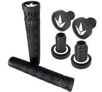 F26 Blunt V3 Trottinette BMX Dirt Trick Tret Freestyle Roller V3 Poignées douces longues 160 mm avec 2 embouts de guidon (noir)