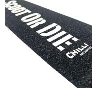 F26 Chilli Pro Stunt-Scooter Griptape 5000 Reaper Cole Beast C50 C53 I Pour Enfants I Trottoir I Roller I Antidérapant I Papier de Sable I (Scoot or Die I 52 x 12 cm Noir/blanc)