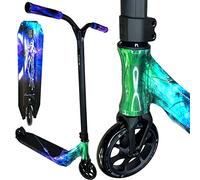 F26 Ethic DTC Erawan - Trottinette cascadeur Pandora - Hauteur : 80-90 cm - Parc léger - Hybride - Street - Kick - Trick - Trottinette pour enfants - Trottinette - Légère - Freestyle (Erawan V2, bleu