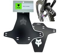 F26 Fox Mud Guard Vélo VTT DH FR Fourche de vélo électrique Garde-boue Garde-boue (rétro noir/logo blanc)