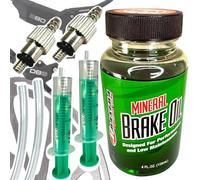 F26 Kit de purge de freins à disque de vélo - Convient pour Sram DB8/MAVEN, avec huile minérale Sram Maxima 120 ml, raccord M4, pour VTT, Ebike, DH, FR