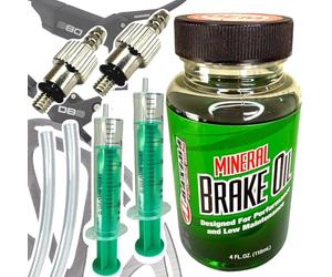 F26 Kit de purge de freins à disque de vélo - Convient pour Sram DB8/MAVEN, avec huile minérale Sram Maxima 120 ml, raccord M4, pour VTT, Ebike, DH, FR