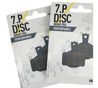 F26 MT Lot de 2 paires de freins à disque hydrauliques de rechange pour vélo Compatible avec Magura MT 2 4 8 Trail (2 paires / 7.P Performance gris (avant et arrière, 2 pistons)