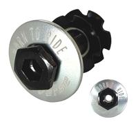 F26 Reverse Casquette en aluminium pour VTT Dirt Barspin Freestyle Rotor M10 Vis creuse pour câble de frein (argenté)